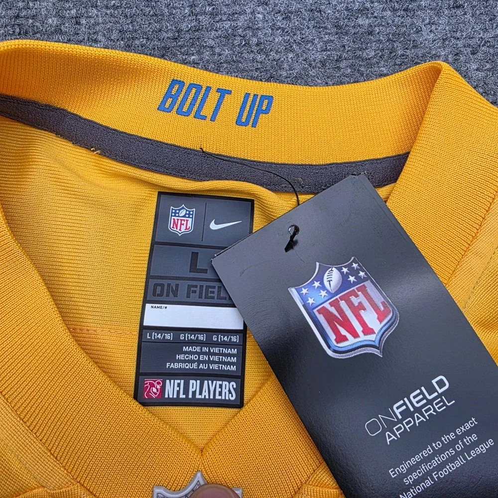 NWT Nike Justin Herbert Los Angeles Chargers Gold Jersey Youth Large L 14/16